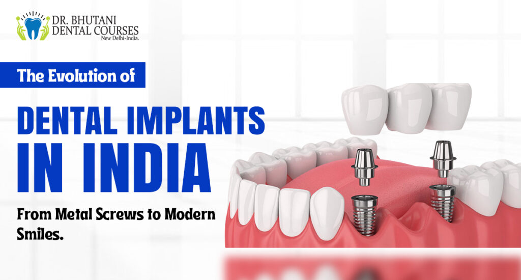 The Evolution of Dental Implants in India: From Metal Screws to Modern Smiles